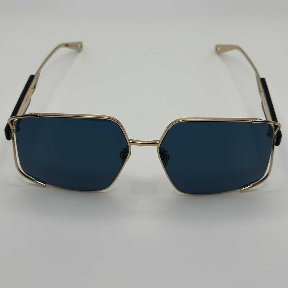 NEW Dior Sunglasses Archidior S1U Shiny Gold Blue Women - Picture 7 of 13